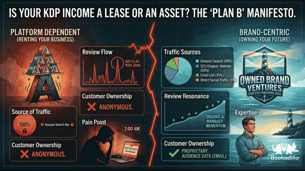 Is your Amazon KDP Publishing business one algorithm update away from disappearing