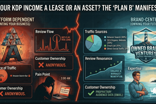 Is your Amazon KDP Publishing business one algorithm update away from disappearing